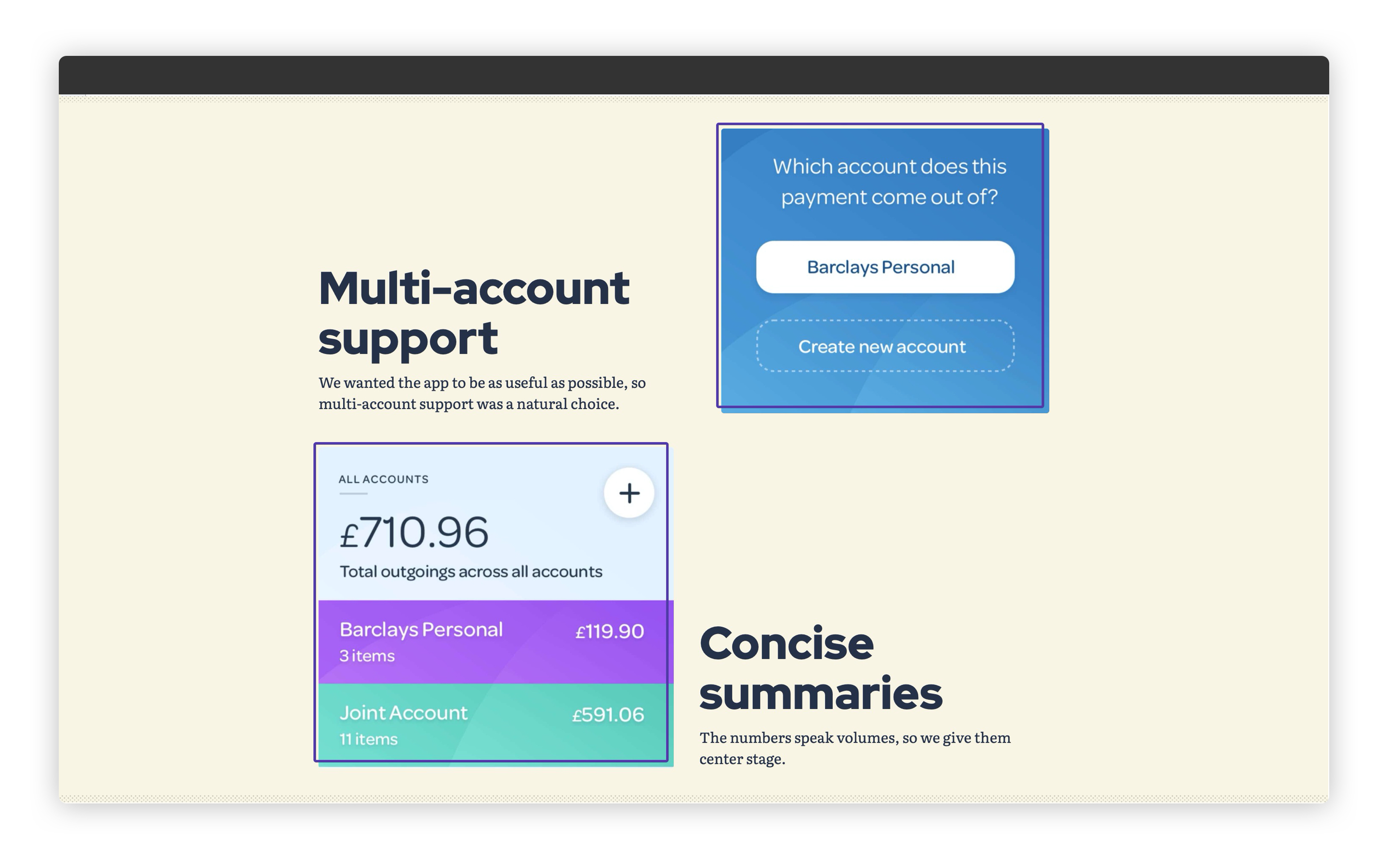 Key facts in a grid followed by the staggered gallery view